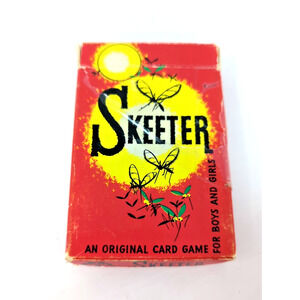 OLD VTG Skeeter Original Card Game For Boys & Girls Bright Collectible A Cards